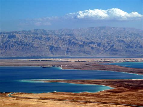 View of the Dead Sea from the top of Masada. | Masada, Dead sea israel ...