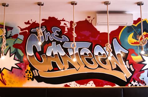 Graffiti mural in Brooklyn, NY restaurant | Graffiti USA