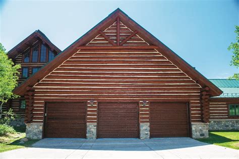 Garage Doors on Log Cabin - Rustic - Garage - Other - by PPG PROLUXE ...