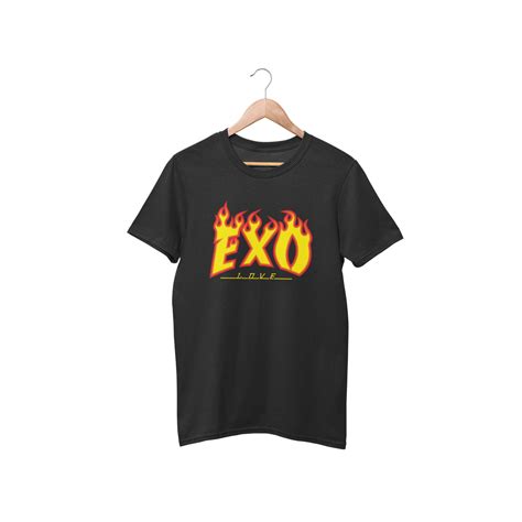 EXO Flame T-shirts Exo Merch Exo Shirt Kpop Tee Kpop | Etsy