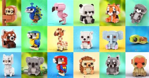 Cute LEGO Animals by legotruman - The Brothers Brick | The Brothers Brick