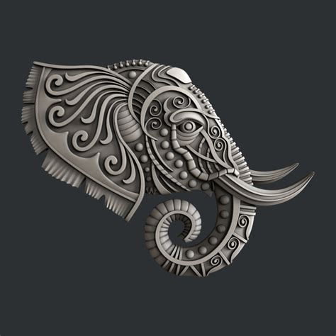 STL file Elephant・3D printer design to download・Cults