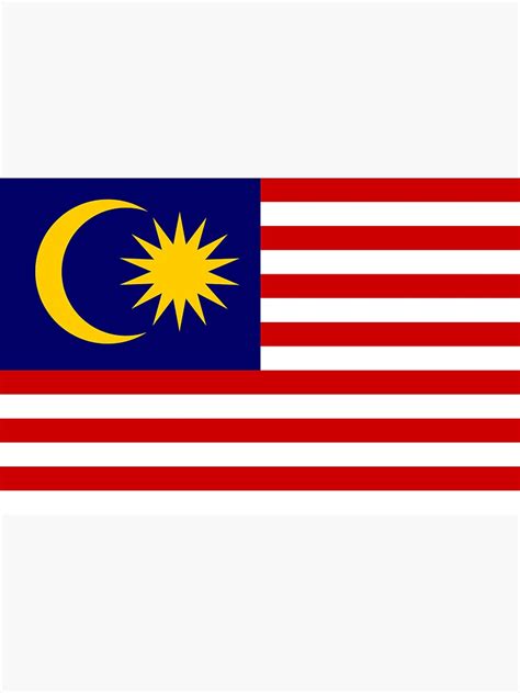 "Flag of Malaysia" Sticker for Sale by Countries-Flags | Redbubble