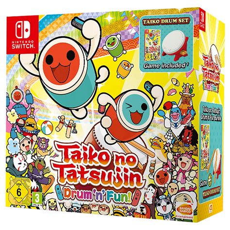 SWITCH TAIKO NO TATSUJIN DRUM'N'FUN DRUM SET - 8991554298 - oficjalne archiwum Allegro