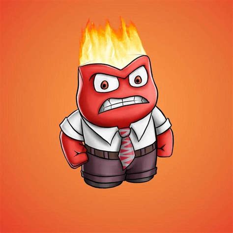 5 Steps To Draw A Cartoon Character: Anger (Inside Out) Using Adobe Photoshop CS6 | Freelancer Blog