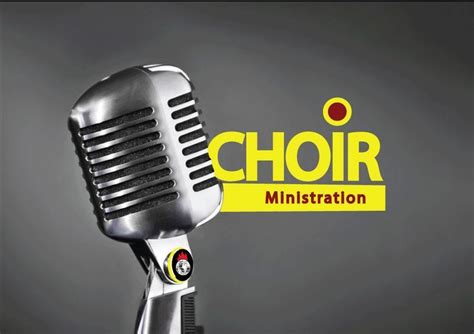 Choir Ministration | Church display, Church graphic design, Church poster design