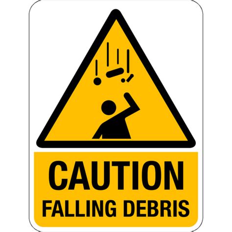 Caution falling Debris | Western Safety Sign