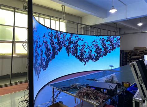 P1.8 flexible LED screen in visual design curved screen factory and suppliers | Radiant