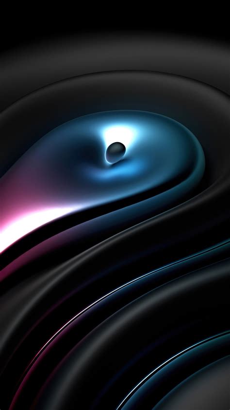 abstract, cgi, shapes, dark, black, oled, artist, artwork, digital art ...