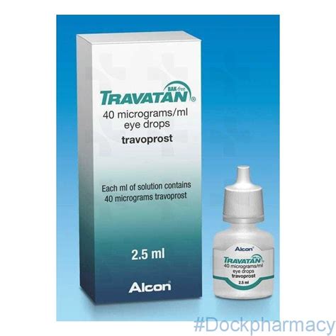 Buy Travatan (Travoprost Eye Drops) 2.5ml - Dock Pharmacy