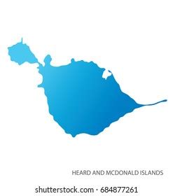 Map Heard Mcdonald Islands Stock Vector (Royalty Free) 684877261 ...