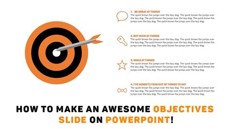 Powerpoint Tutorial: How to Make an Awesome Objectives Slide - YouTube