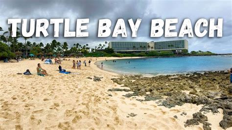 Turtle Bay Beach | North Shore Oahu Resort Beach - YouTube