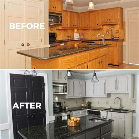 Painting Wooden Kitchen Cabinets Before And After | Wow Blog