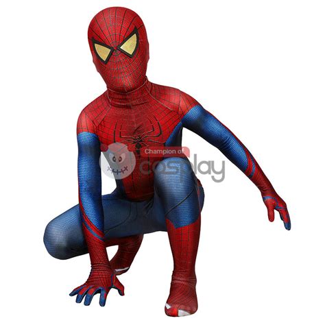 Kids The Amazing Spider-Man Peter Parker Cosplay Costume - CCosplay.com