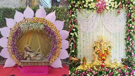 Gauri Ganpati Decoration Ideas For Home 2022 : +17 Home Decoration For Ganpati 2022 – Reronri ...