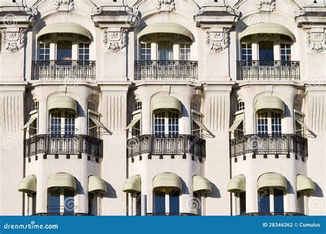 Vintage facade. stock photo. Image of urban, windows - 28346262