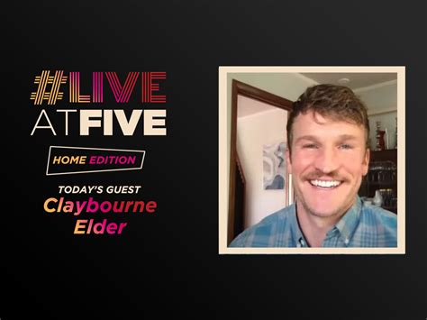 Broadway.com #LiveatFive: Home Edition with Claybourne Elder of Company | Broadway Buzz ...