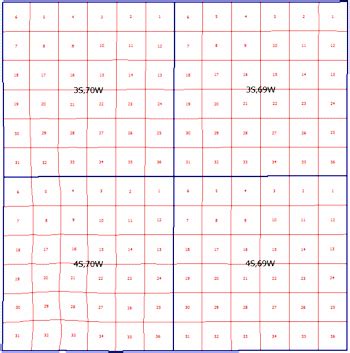 Create a Land Grid Map