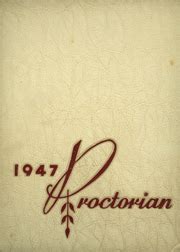 Proctor High School - Proctorian Yearbook (Utica, NY), Covers 1 - 7