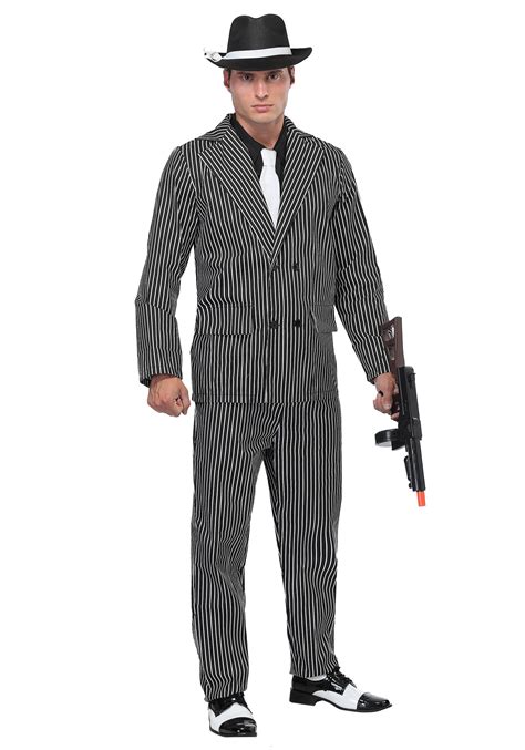 Gangster Costume Plus Size | Mobster Costume for Men