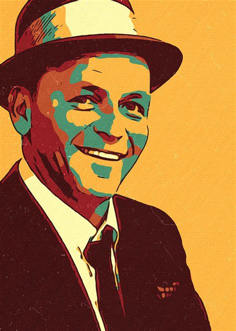 Frank Sinatra Artwork Painting by Taoteching Art