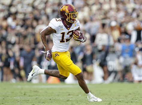 2021 NFL Draft: Keep an eye on Minnesota WR Rashod Bateman