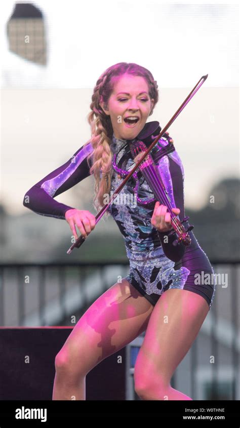 June 27, 2019 - Lindsey Stirling performs at the San Diego County Fair (Credit Image: © Rishi ...