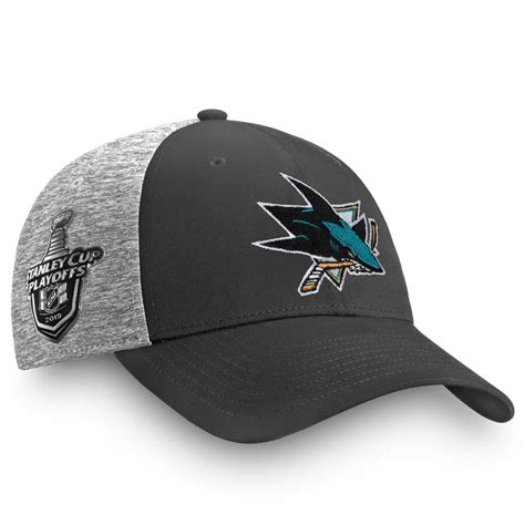 San Jose Sharks Fanatics Branded 2019 Stanley Cup Playoffs Bound Flex ...