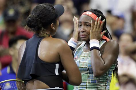 U.S. Open: Coco Gauff, Naomi Osaka cry after nervy match