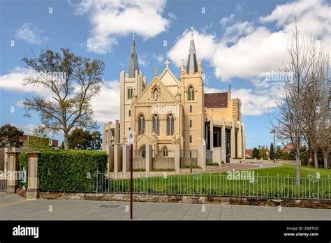 St. Mary's Cathedral on a spring day in Perth, Western Australia Stock ...