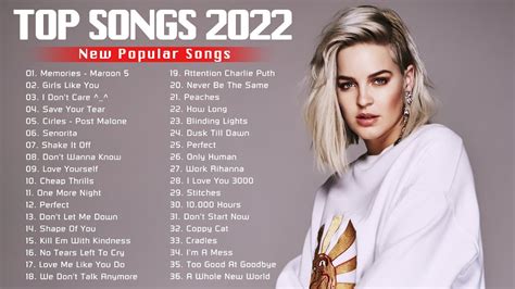 Top 50 Songs of 2022 🔸🔸🔸 Best English Songs 2022 🔸🔸🔸 Best Hits Music on ...