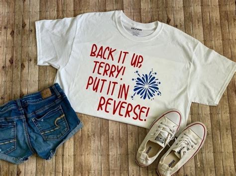 Put It In Reverse Terry Shirt Back Up Terry Shirt July 4th Shirt 4th of ...