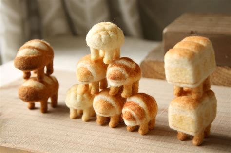 Felted Fibers Are Rolled into Adorable Bread Bugs, Pastry Snails, and Mushrooms with Legs — Colossal