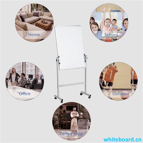 Rolling Double Sided Aluminium Frame Movable Whiteboard - Whiteboard ...