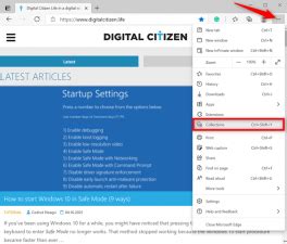 How to use the Microsoft Edge Collections - Digital Citizen