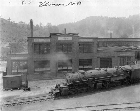 Y-4 Class Engine sits in the Rail Yard, Williamson, WV, 1930's. | West ...