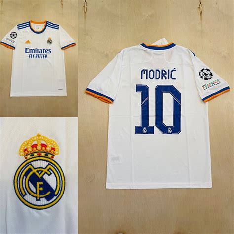 Modric 10 Real Madrid Home Soccer Jersey 21/22 | Etsy