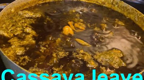 The best cassava leaves recipe//Sierra Leone cassava leaves - YouTube