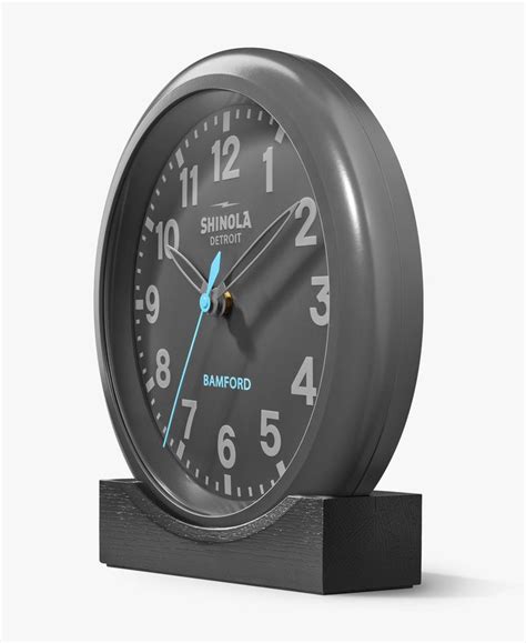 Shinola x Bamford London Runwell Wall Clock | Clock, Office clock, Wall ...