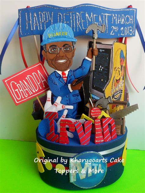 RETIREMENT CUSTOMIZED BIRTHDAY CAKE TOPPER CREATED TO LOOK LIKE YOU | Birthday cake toppers ...