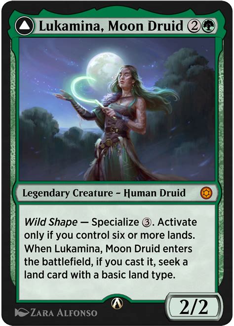 Lukamina, Moon Druid • Spoilers • MTG Arena Zone