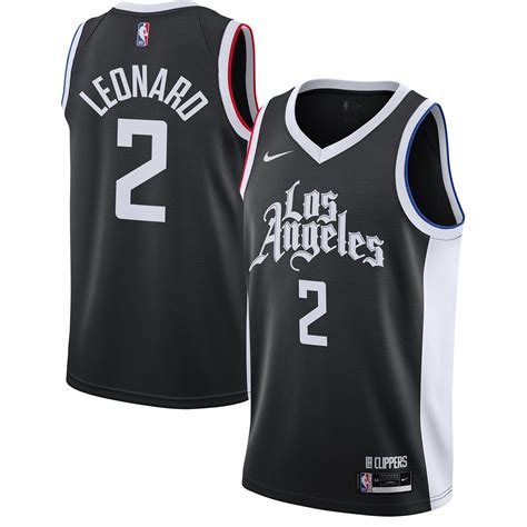 Men's Nike Kawhi Leonard Black LA Clippers 2020/21 - Swingman Jersey ...