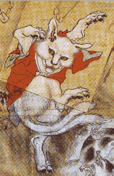 Nekomata (koci demon). Źródło: hyakumonogatari.com | Art, Japanese folklore, Japanese illustration