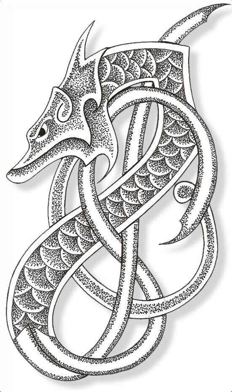 Nordic dragon arm tattoo idea Viking Dragon, Celtic Dragon, Celtic Art ...