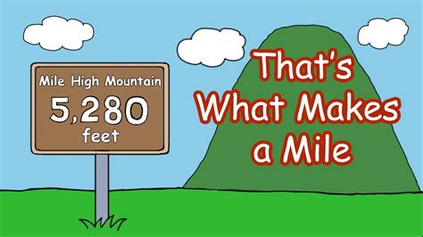 "That's What Makes a Mile" (5,280 Feet) Song - YouTube