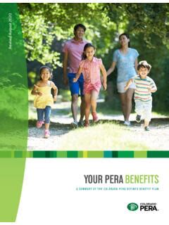 Your PERA Benefits - Colorado PERA / your-pera-benefits-colorado-pera.pdf / PDF4PRO