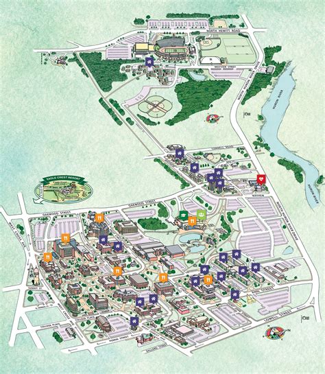 Campus Map - Points of Interest | University of Eastern Michigan Visitors Guide