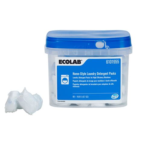 ECO6101955 | Ecolab® 6101955 Home-Style Laundry Detergent Packs | HILL ...