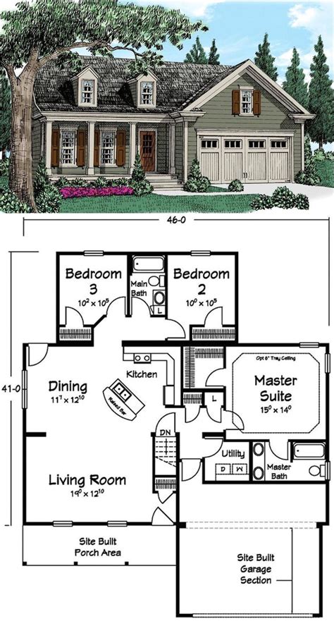 Home Plans for Seniors | plougonver.com